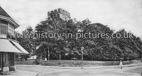 St Peter's Tower, High Street, Maldon, Essex. c.1906